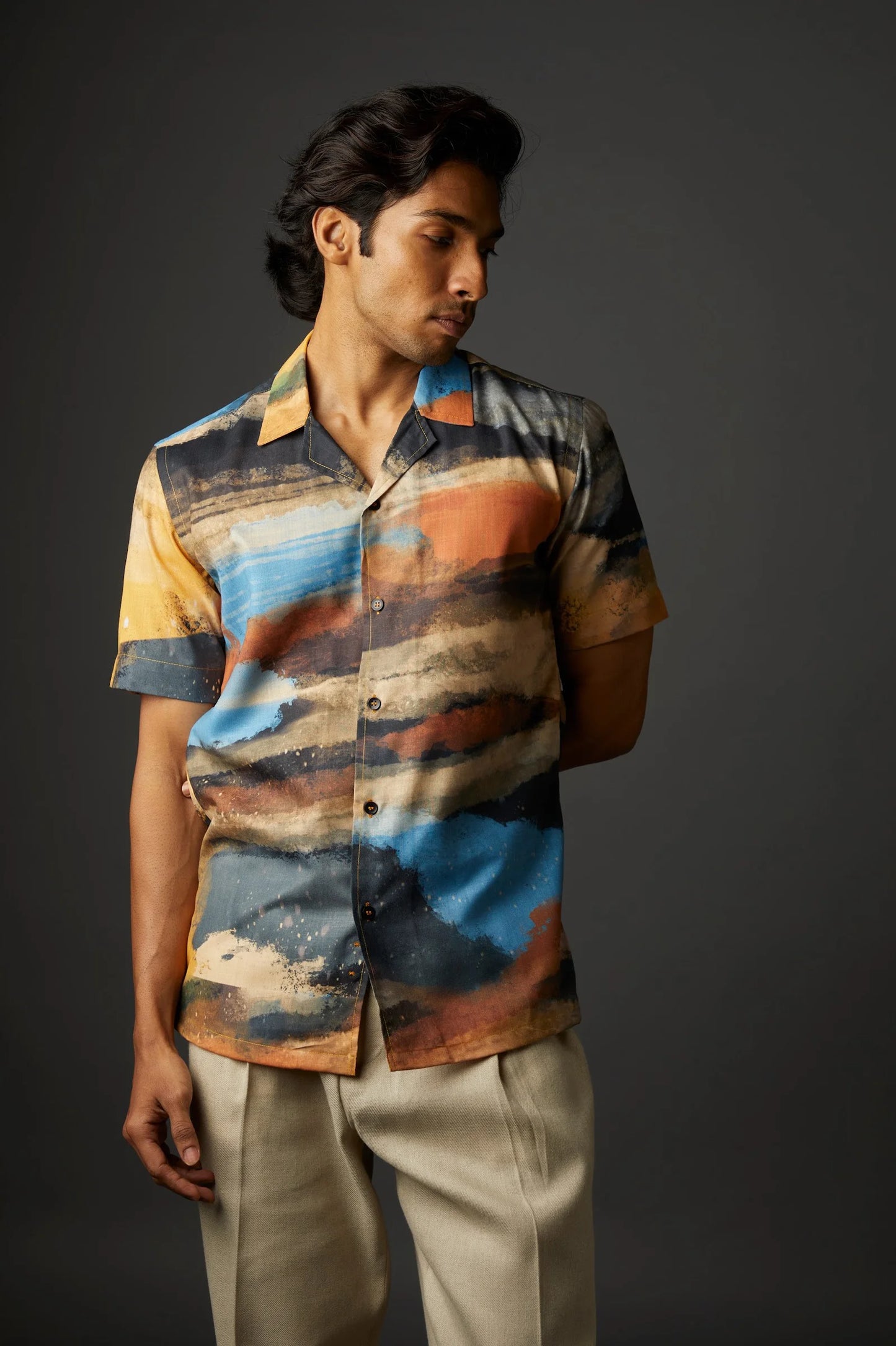 Inifinity Digital Handpainted Men's Artwork Shirt