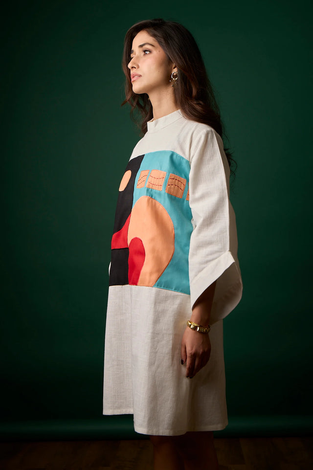 White Transcendence Shift Dress