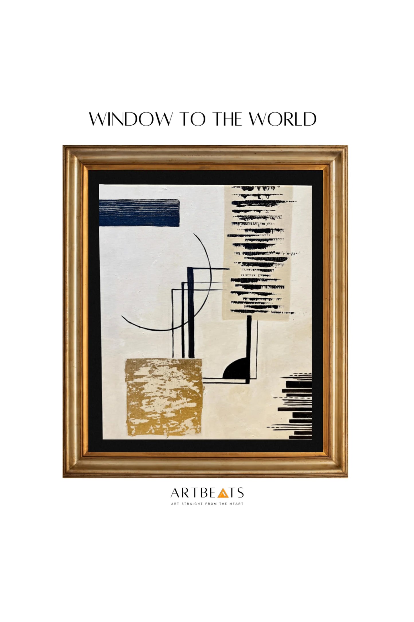 Window to The World Abstract Artwork
