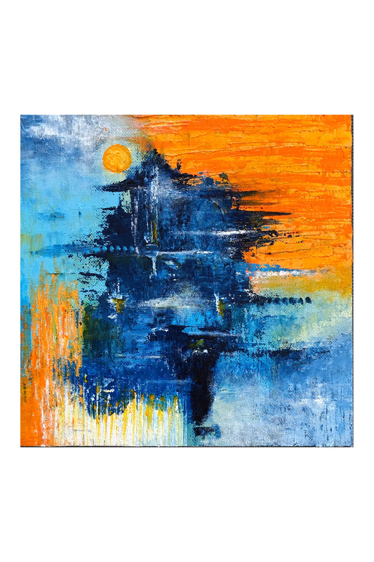 A Home in Japan Abstract Artwork