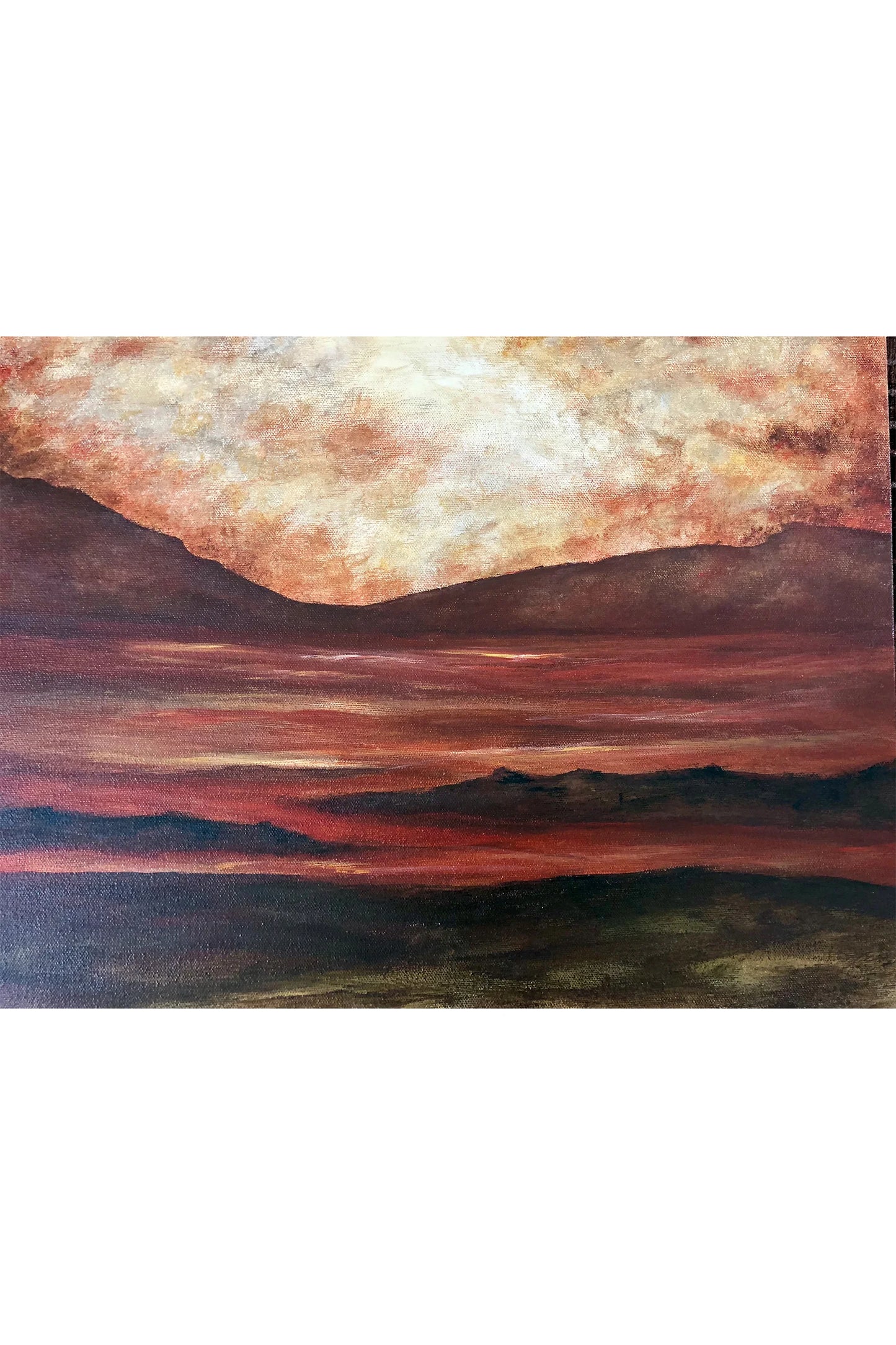 Bloody River Abstract Artwork