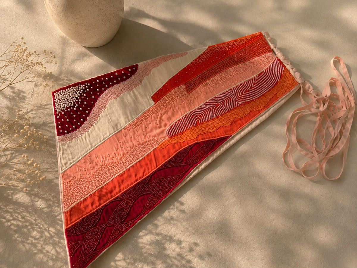 Blush Mosaic Belt