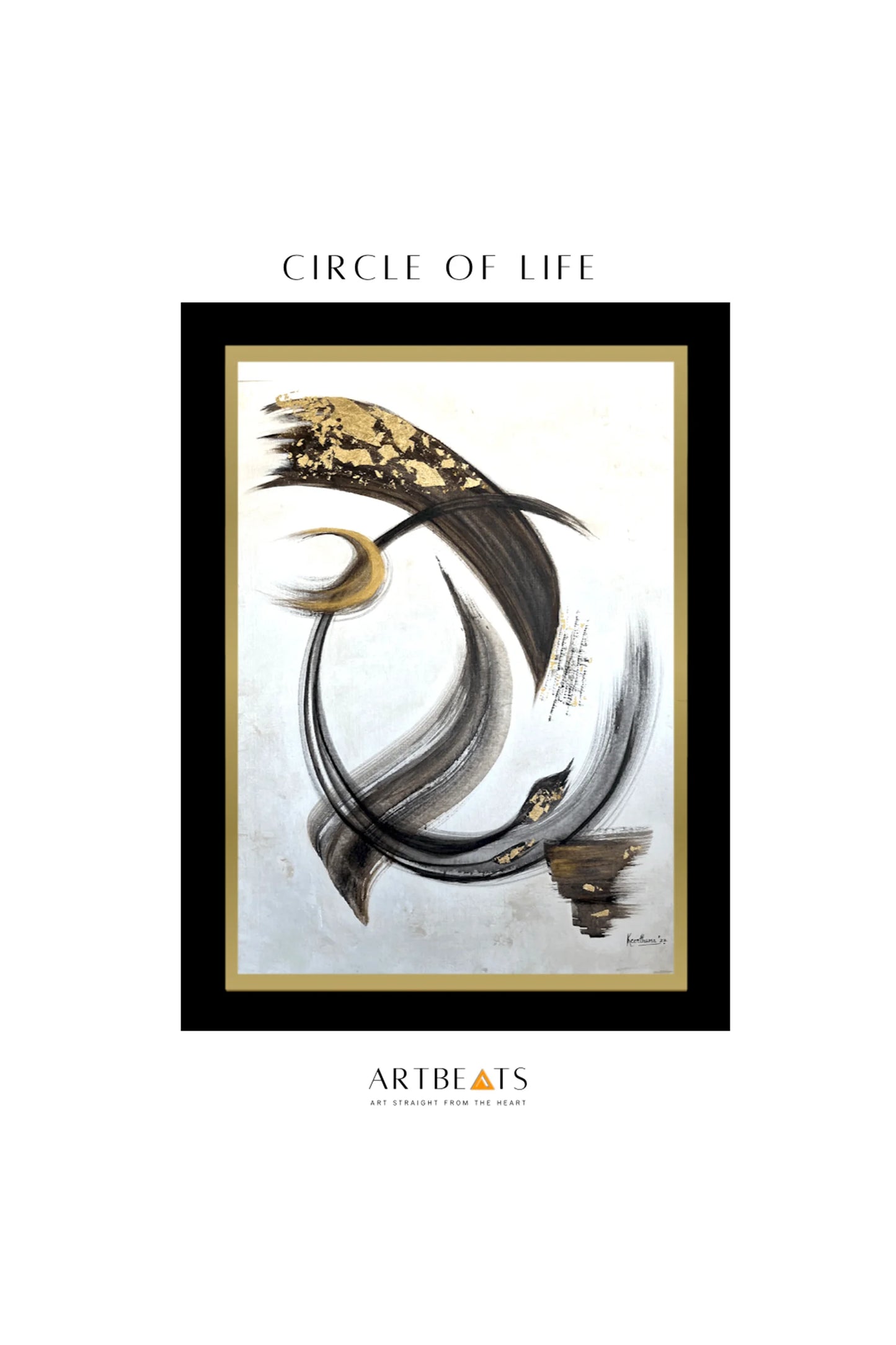Circle of Life Concept Abstract Artwork