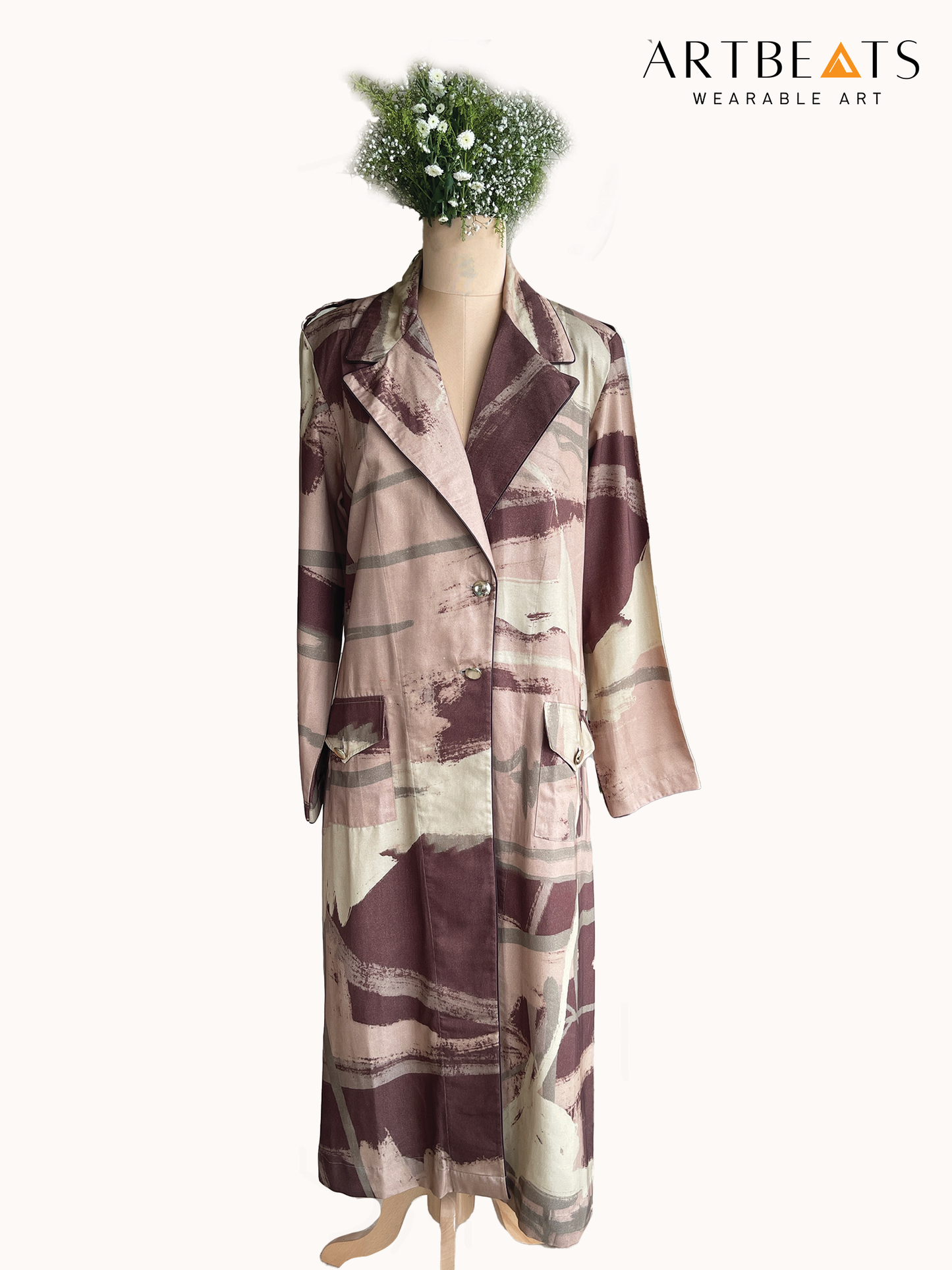 Desert Mirage Trench Dress