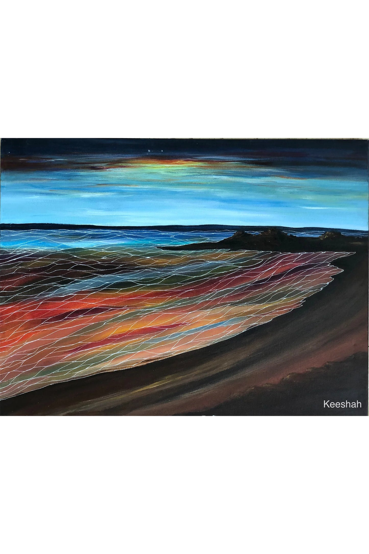 Dusk to Dawn Abstract Artwork