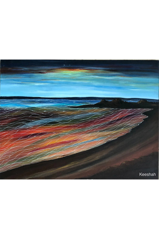 Dusk to Dawn Abstract Artwork