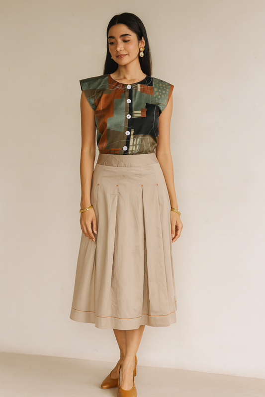 Earthlines Top and Skirt