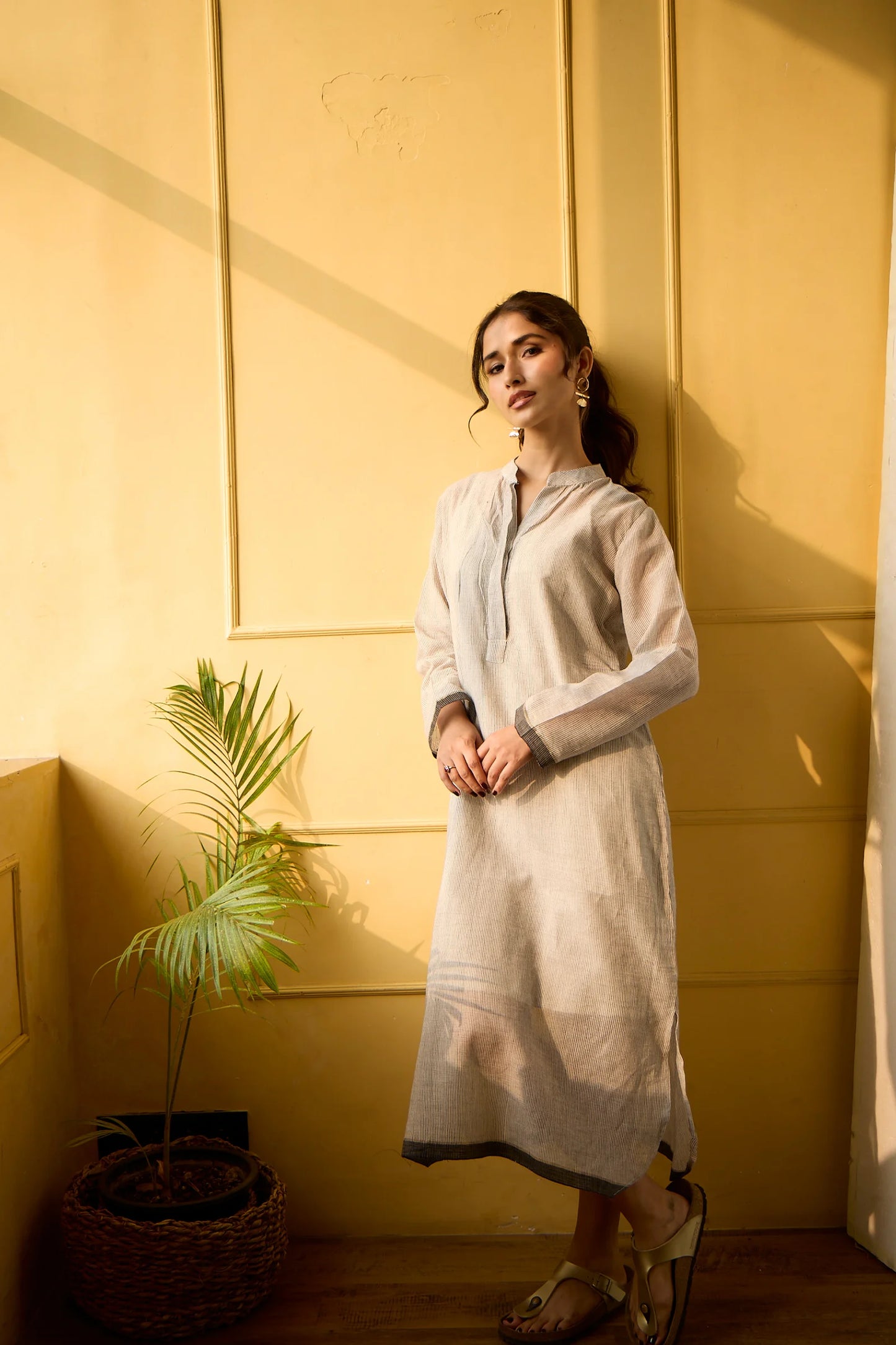 Inside Out Relaxed Fit Shirt Dress