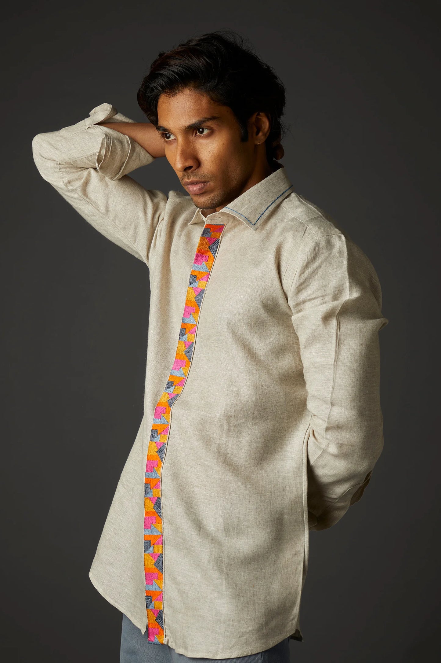 Odd Even Men's Placket Artwork