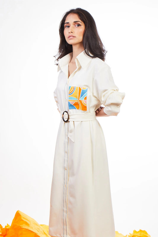 Off-White Dawn & Dusk Trench Dress