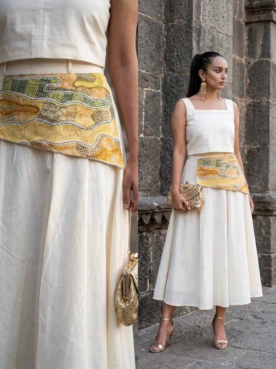 Strata skirt set
