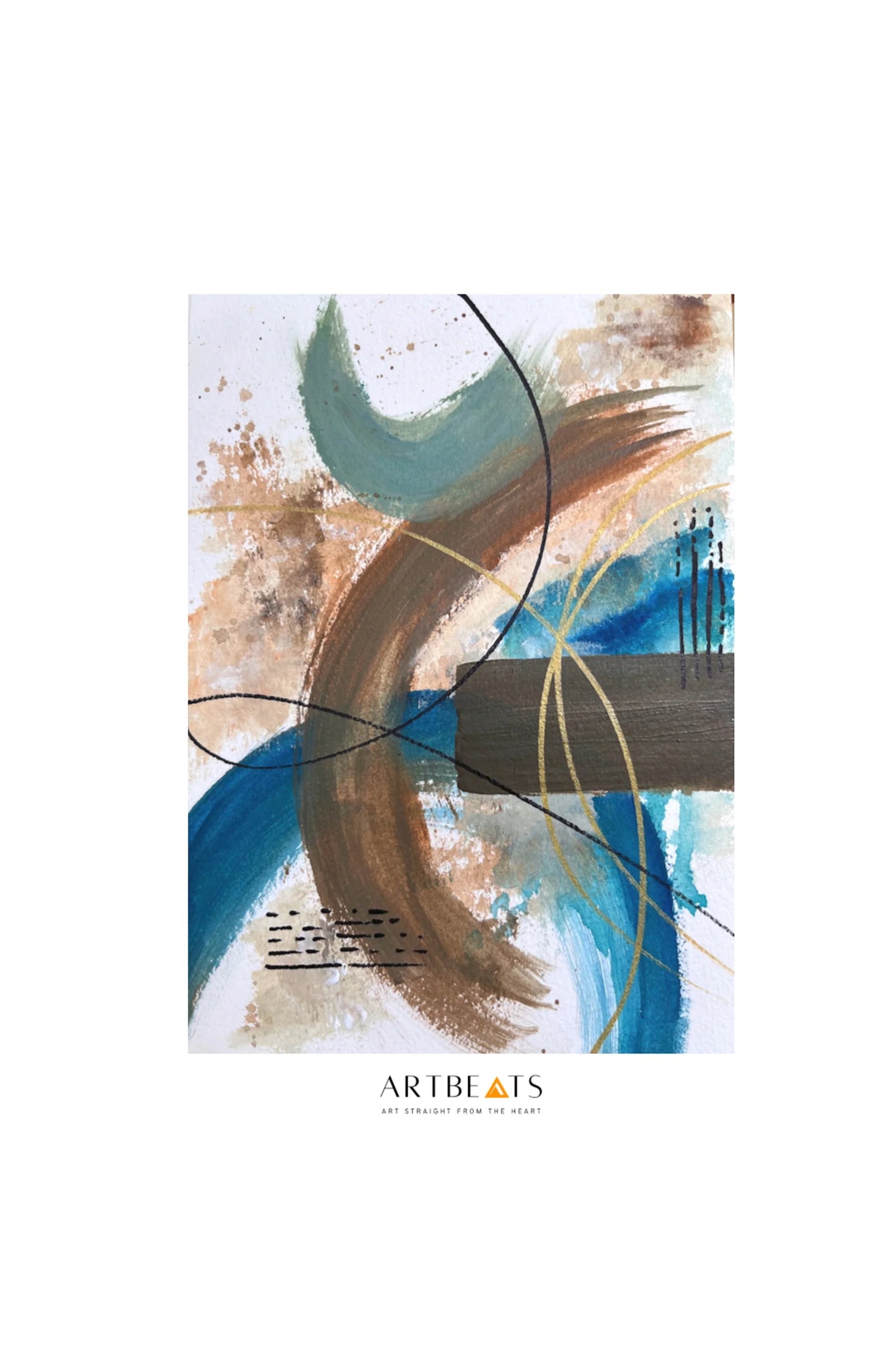 The Trio Abstract Artwork