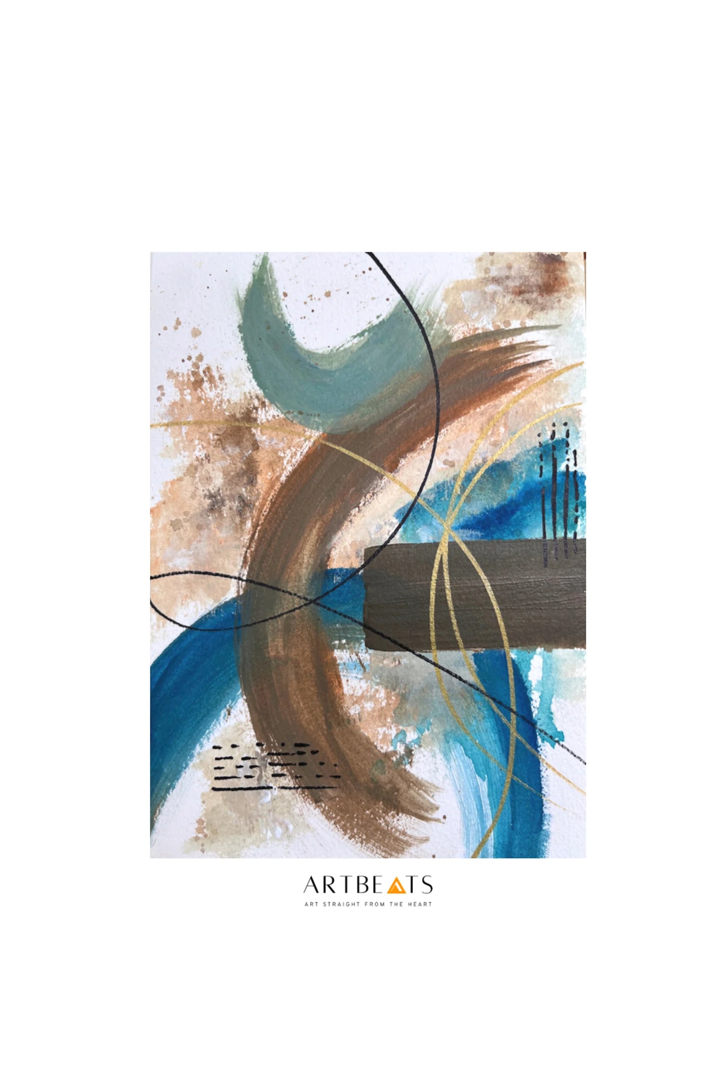 The Trio Abstract Artwork