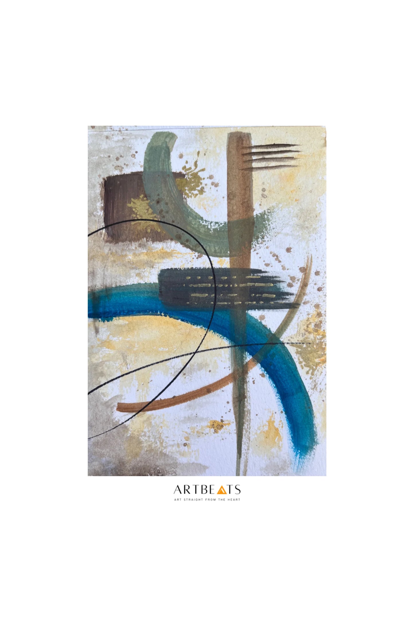 The Trio Abstract Artwork