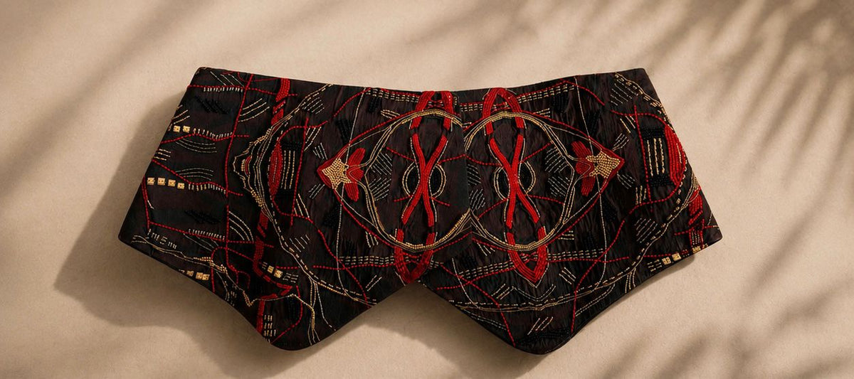 Crimson Echo Corset Belt