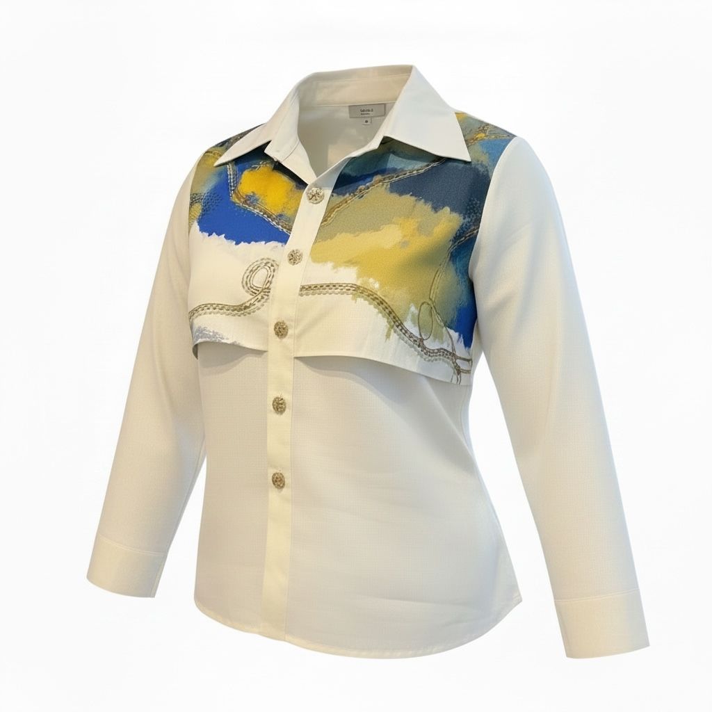 Horizon off white flap shirt