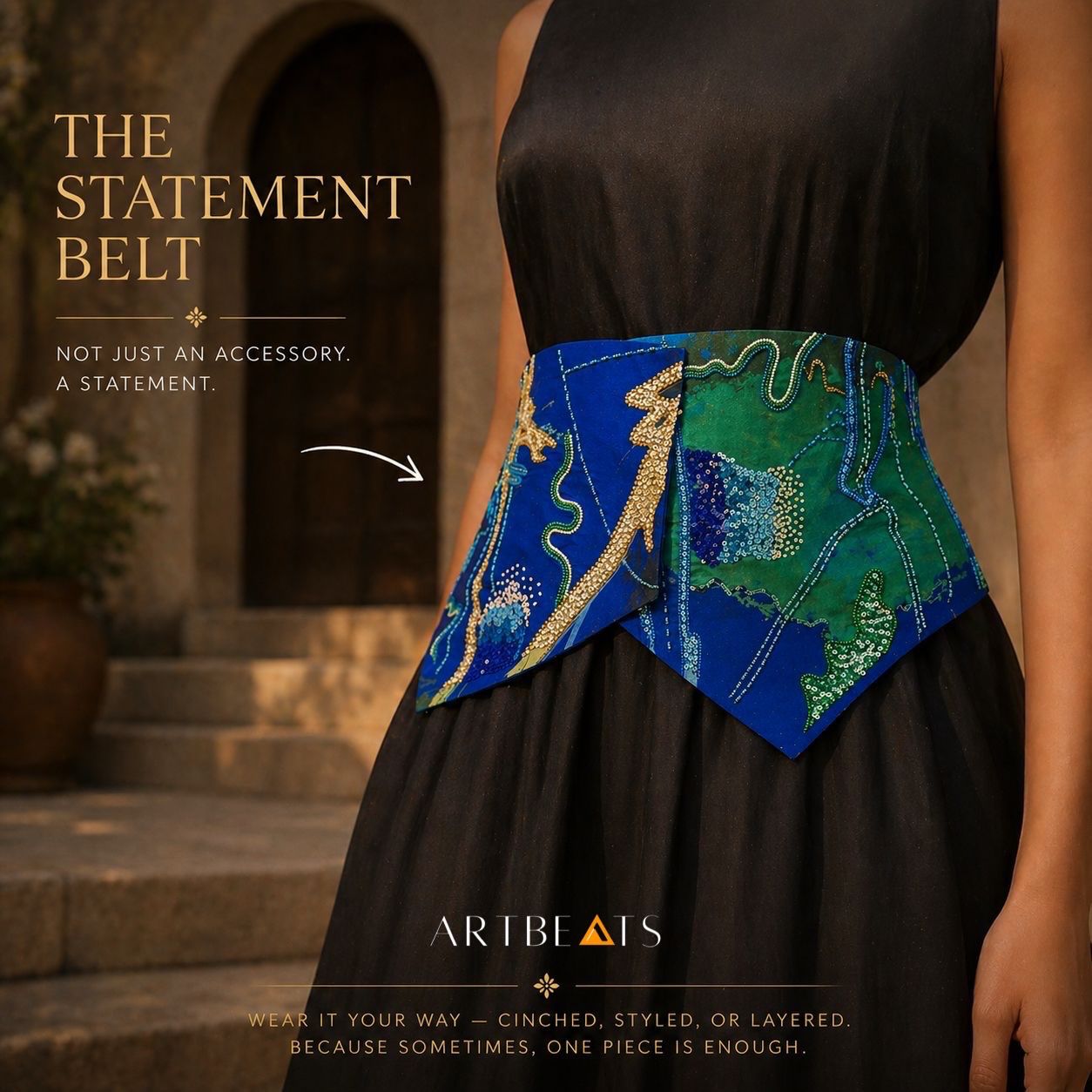 Komorebi Corset Belt with Dress