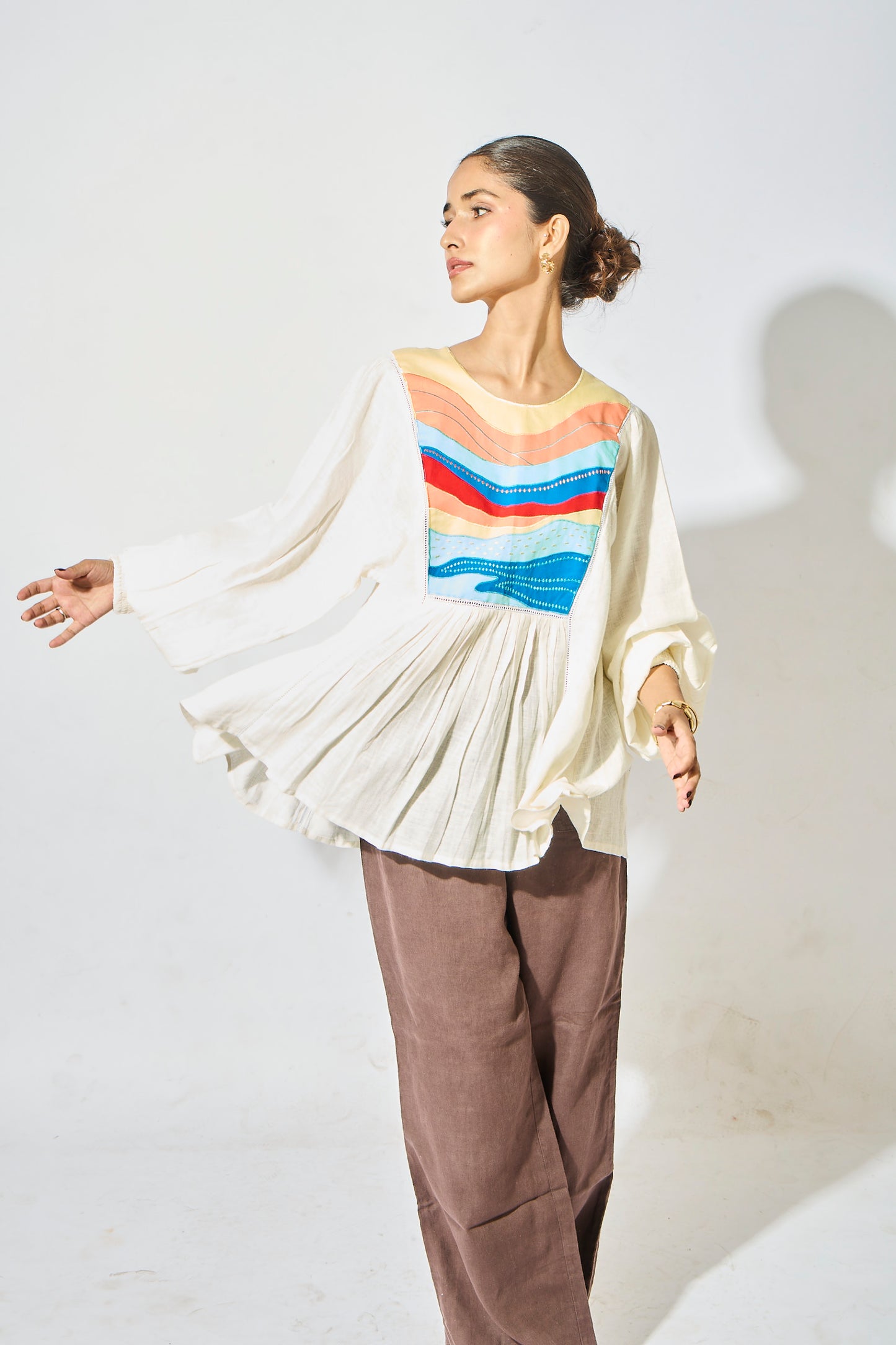 Seascape Frill Top